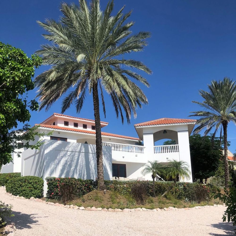 Foto van de voorkant van het huis