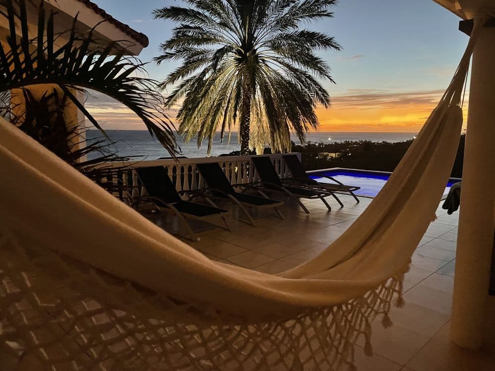 Villa Sunshine terras met uitzicht - Curaçao